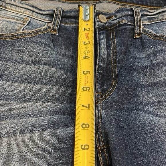 KANCAN SKINNY DISTRESSED DENIM JEANS BLUE SIZE 13 - Picture 10 of 13